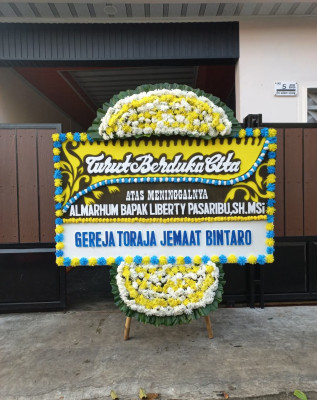 Papan Bunga Duka di Kebonratu