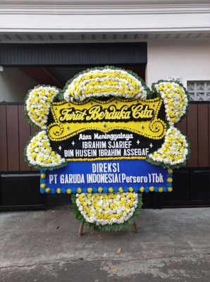 Papan Bunga Duka di Kebonratu