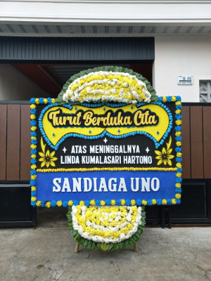 Papan Bunga Duka di Kebonratu